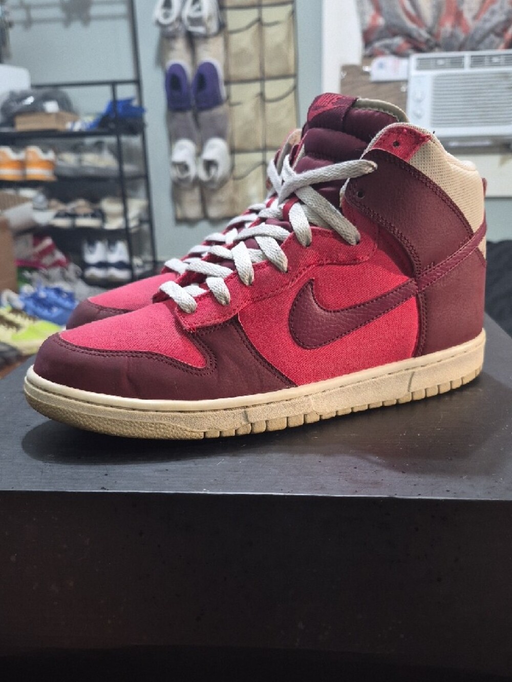 Nike Dunk High Rare 'Hyper Red' (2012) M10/W11.5 EUC - Picture 2 of 10